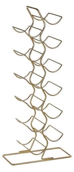 Portabottiglie in metallo color oro 12 bottiglie Wren - Premier Housewares