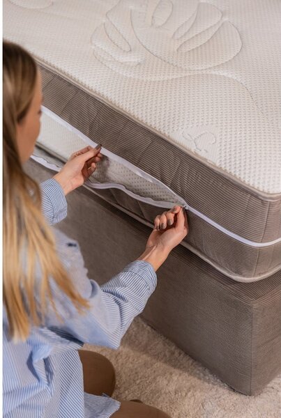 Letto boxspring beige 180x200 cm Olia Bold – Bonami Selection