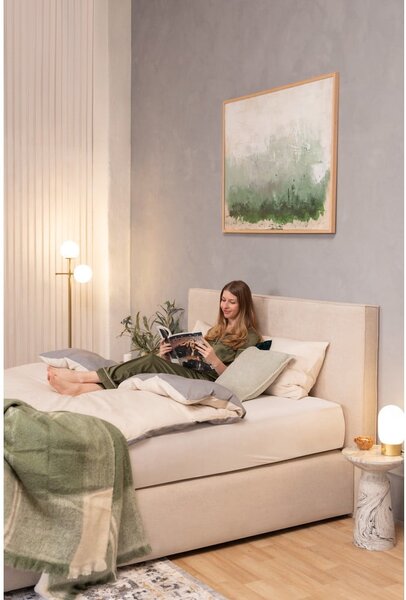 Letto boxspring beige 180x200 cm Olia Bold – Bonami Selection