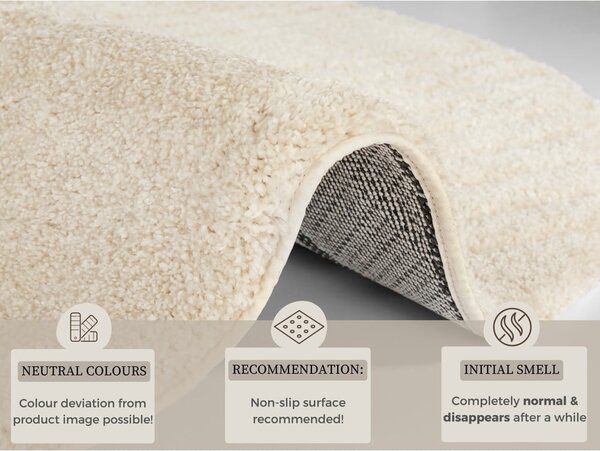 Tappeto bianco crema , ø 160 cm Norwalk Fergus - Mint Rugs
