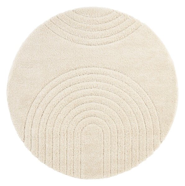 Tappeto bianco crema , ø 160 cm Norwalk Fergus - Mint Rugs