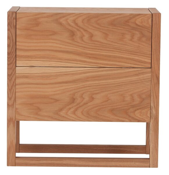 Mobile da vino in legno di quercia in colore naturale 59x60 cm NewEst - Woodman