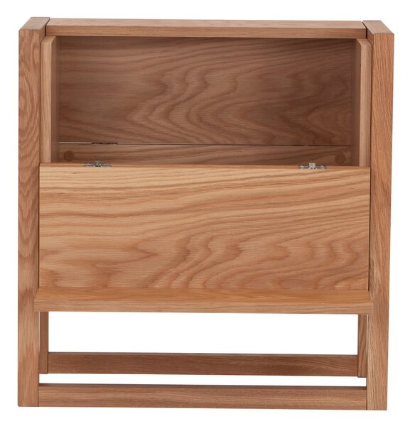 Mobile da vino in legno di quercia in colore naturale 59x60 cm NewEst - Woodman