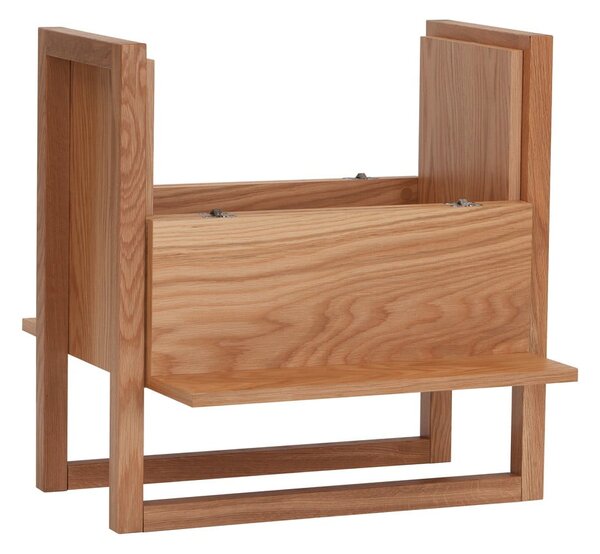 Mobile da vino in legno di quercia in colore naturale 59x60 cm NewEst - Woodman