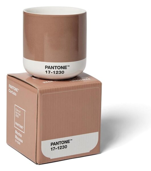 Tazza in ceramica marrone chiaro 175 ml Cortado Mocha Mousse 17-1230 - Pantone