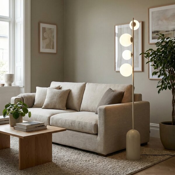 Lampada da terra ETNO 4xG9/8W/230V beige