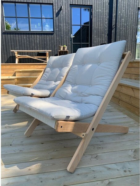 Sedia pieghevole Raw/Beige Boogie - Karup Design