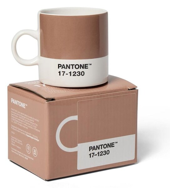 Tazzina da caffè in ceramica marrone chiaro 120 ml Mocha Mousse 17-1230 - Pantone