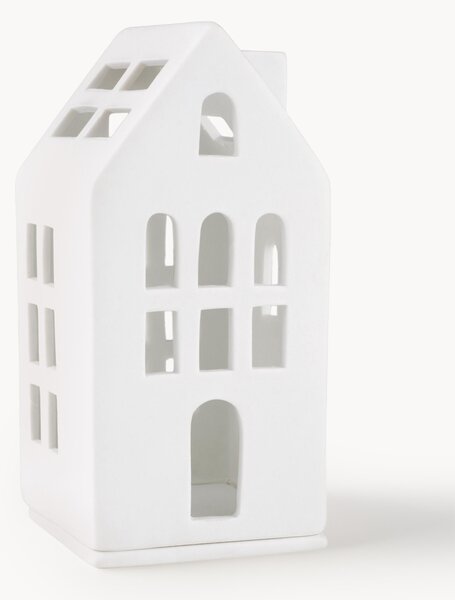 Portalumino in porcellana Living, alt. 13 cm