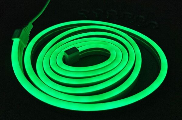 LED Striscia flessibile NEON LED/5V USB 1,8 m verde