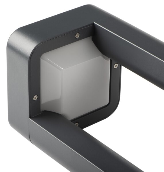 Kanlux 36552 - Applique da esterno PEVO 1xGX53/11W/230V IP44 antracite
