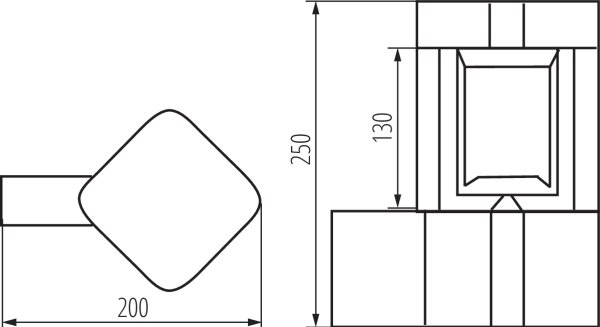 Kanlux 36552 - Applique da esterno PEVO 1xGX53/11W/230V IP44 antracite