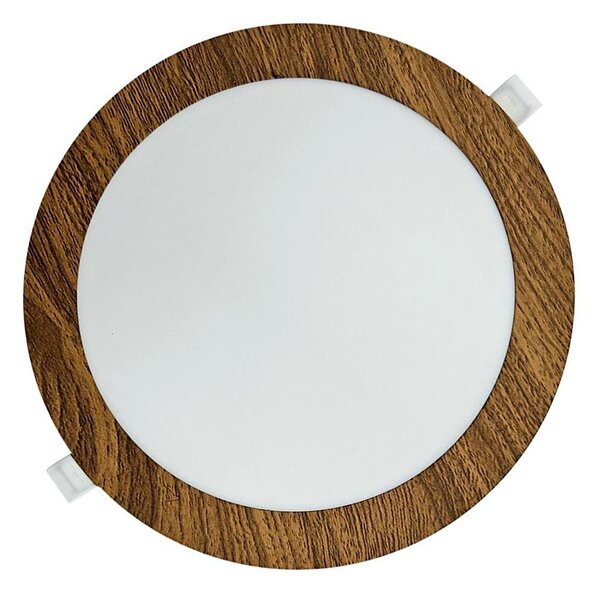 Lampada LED da incasso CIRCLE LED/18W/230V 4200K diametro 22 cm marrone