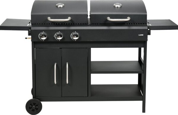 Barbecue a gas e carbone 8,4 kW, 153,5 x 52,8 x 99,5 cm