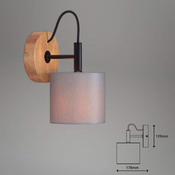 Briloner 2075-014 - Lampada da parete 1xE14/25W/230V