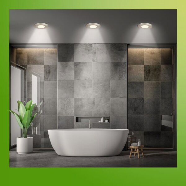 Briloner 7588032-SET 3xLED Lampada da incasso per bagno KLIRA LED/4,9W/230V IP44 cromo