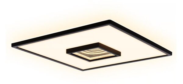 Briloner 3848015 - Plafoniera LED TORO LED/18W/230V 42x42 cm nera