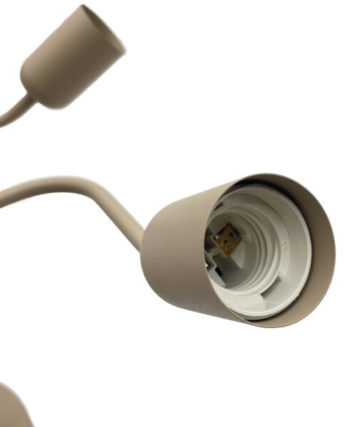 Plafoniera CHARLIE 5xE27/15W/230V beige