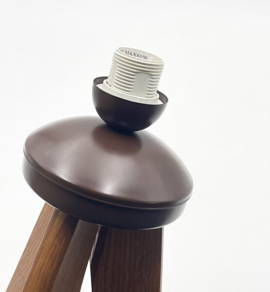 Lampada da terra AIDA 1xE27/15W/230V rovere/crema