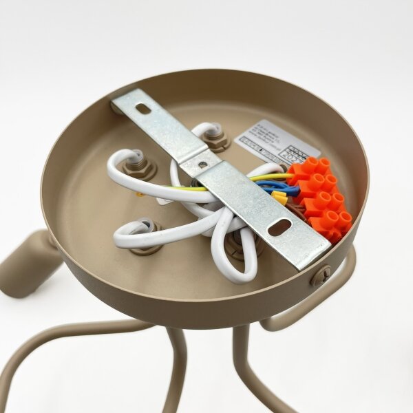 Plafoniera CHARLIE 5xE27/15W/230V beige