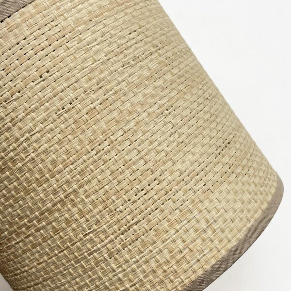 Applique AIDA 1xE27/15W/230V rovere/rafia