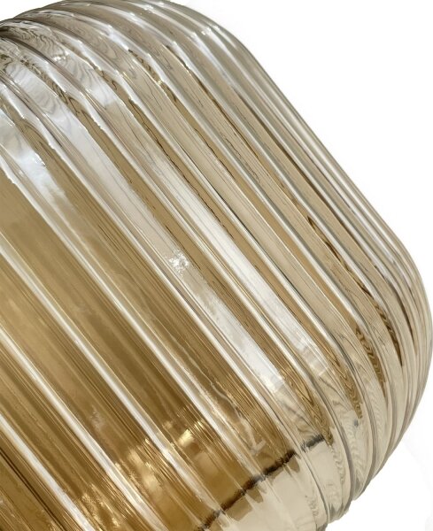 Lampadario sospeso con cavo MILOU 1xE27/15W/230V oro/beige fumé