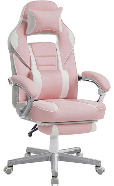 Sedia da ufficio ergonomica OBG073P01, capacità di carico 150 kg, colore rosa