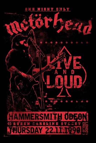 Posters, Stampe Motorhead - Live and Loud, (61 x 91.5 cm)