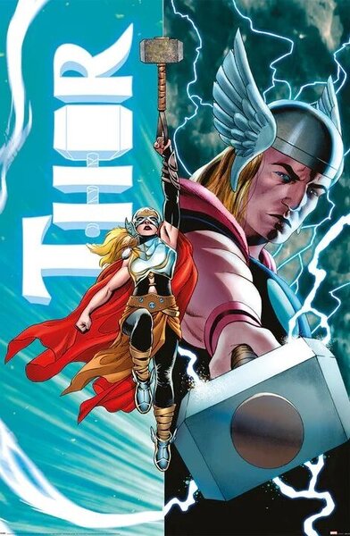 Posters, Stampe Thor - Thor vs Female Thor