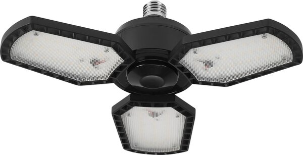 Lampada a soffitto LED OSRAM, attacco E27, 60W, 4000K, classe di efficienza energetica: F, 6500 lumen, grado di protezione IP20, colore nero