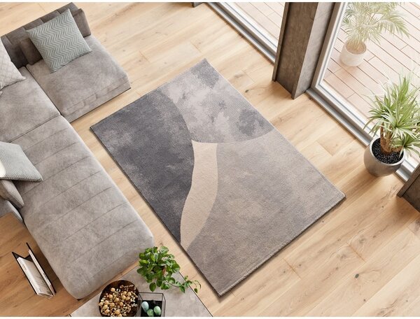 Tappeto grigio 160x230 cm Monic - Universal