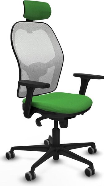 Sedia da ufficio con poggiatesta Piqueras y Crespo 3D036G2 verde