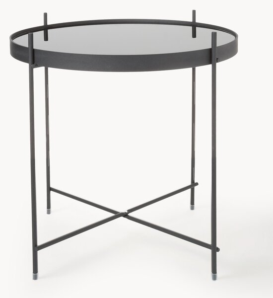 Tavolino con piano in vetro Cupid