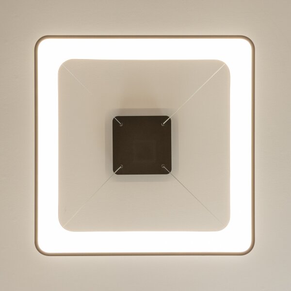 Brilagi - Lampadario a sospensione LED dimmerabile FALCON II LED/125W/230V 60x60 cm nero + telecomando