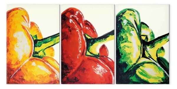 Quadro moderno Tre peperoni
