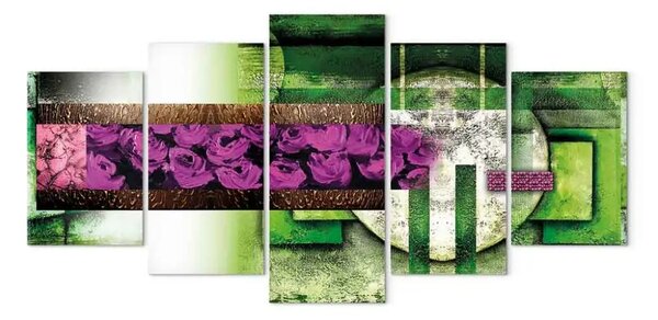Quadro su tela Giardino astratto