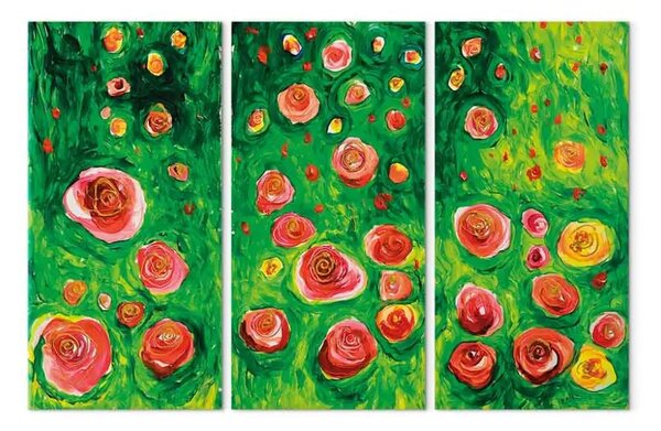 Quadro su tela Nel giardino di rose
