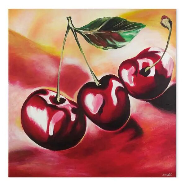 Quadro contemporaneo Ciliegie