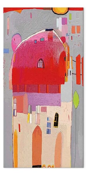 Quadro contemporaneo Nella mia casetta magica
