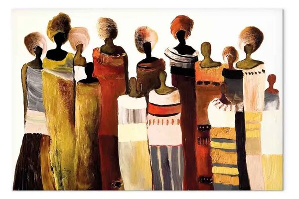 Quadro moderno Tribù africana