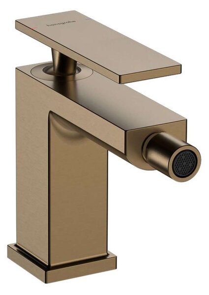 Hansgrohe Tecturis E - Miscelatore per bidet, con sistema di scarico, bronzo spazzolato 73200140