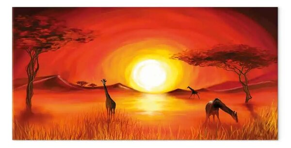 Quadro moderno Africa: paesaggio ipnotico