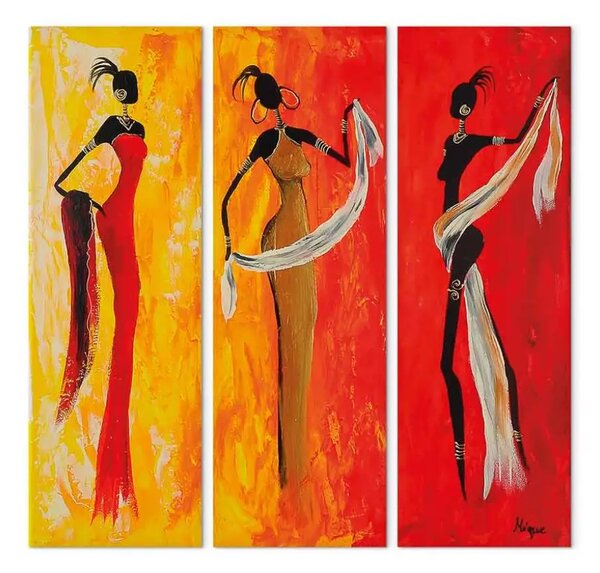 Quadro su tela Ballo africano