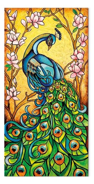 Quadro moderno Pavone