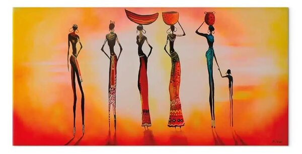 Quadro contemporaneo Mattina africana