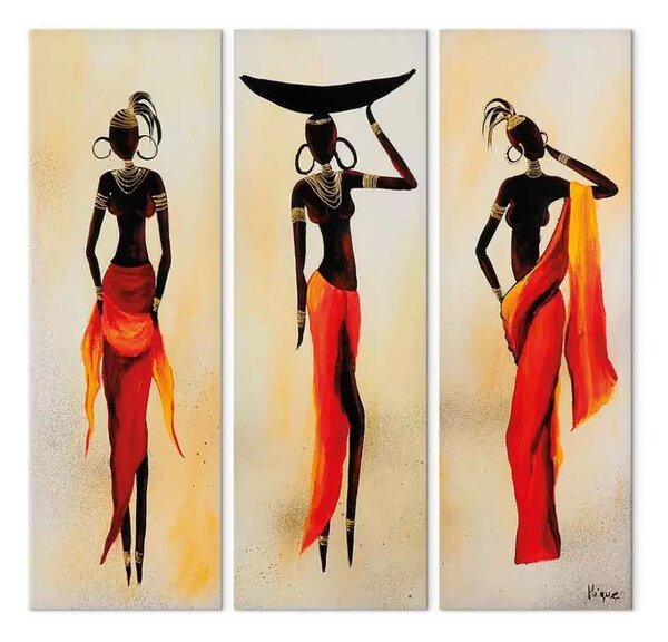 Quadro su tela Signore africane