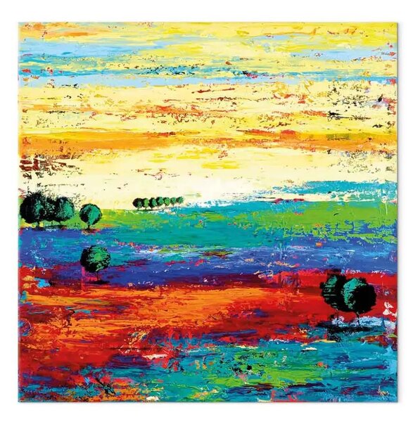 Quadro Paesaggio di pianura in estate
