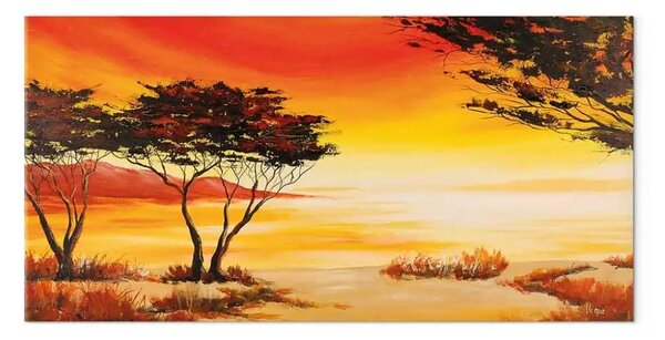 Quadro moderno Il fruscio del vento tra gli alberi
