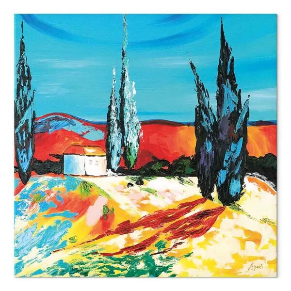 Quadro Cipressi toscani