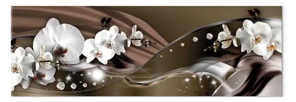 Quadro moderno Cioccolata danza di orchidea